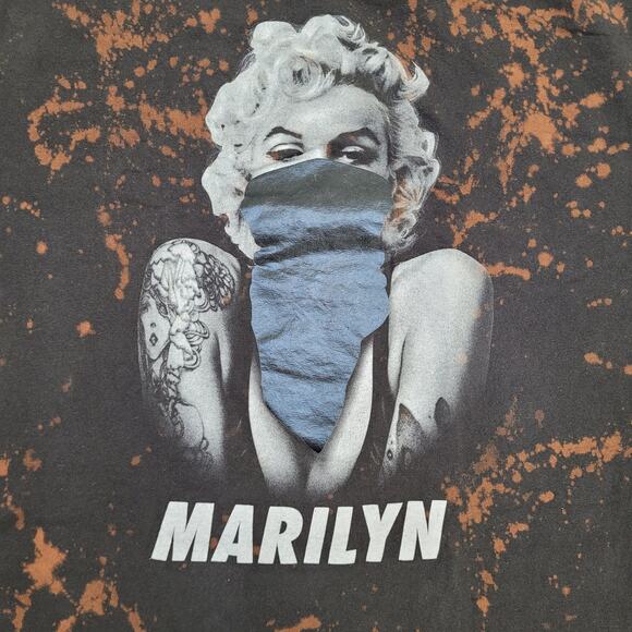Marilyn-Monroe Shirt Women 2XL 24x27 Oversized Baggy - Picture 11 of 12